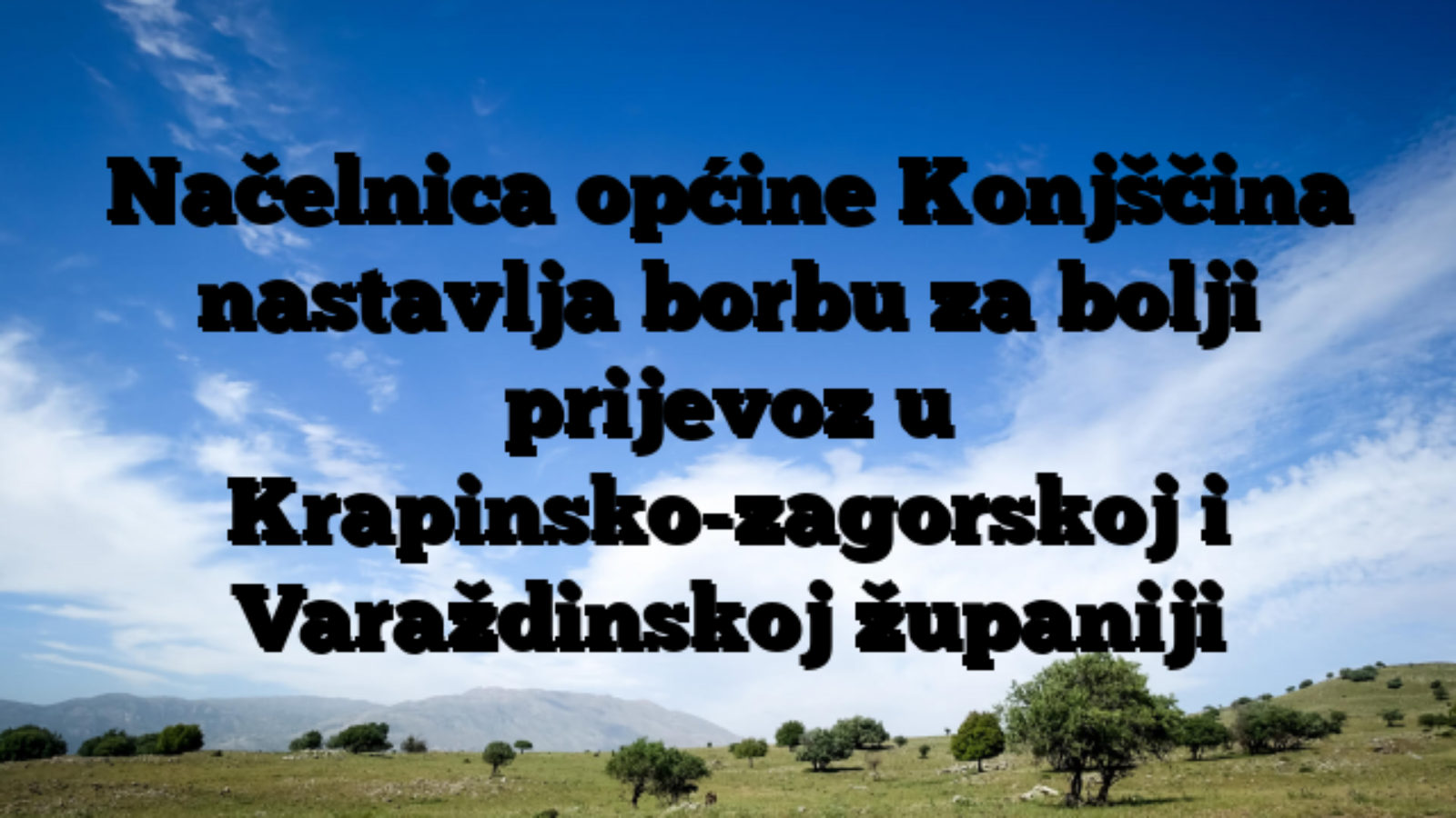 Načelnica općine Konjščina nastavlja borbu za bolji prijevoz u Krapinsko-zagorskoj i Varaždinskoj županiji