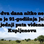 Već dva dana nitko ne zna gdje je 91-godišnja Jelka: Posljednji puta viđena je u Kupljenovu