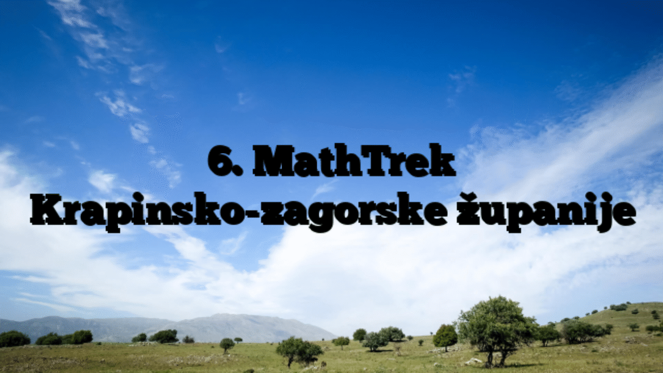 6. MathTrek Krapinsko-zagorske županije